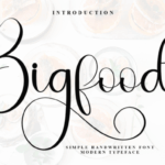 Bigfood Font - Featured Image