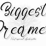 Biggest Dreamer Font - Featured Image