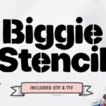 Biggie Stencil Font - Featured Image