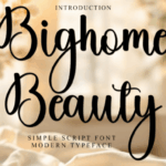 Bighome Beauty Font - Featured Image