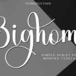 Bighome Font - Featured Image