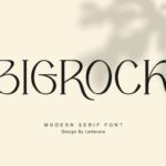 Bigrock Font - Featured Image