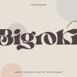 Bigroki Font - Featured Image