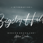 Bigsby Hills Font - Featured Image