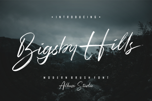 Bigsby Hills Font - Featured Image