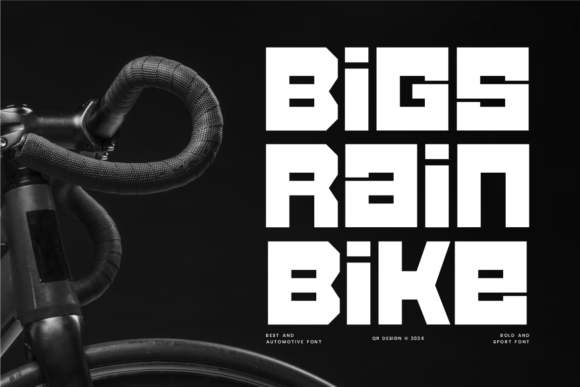 Bigsrain Bike Font - Featured Image