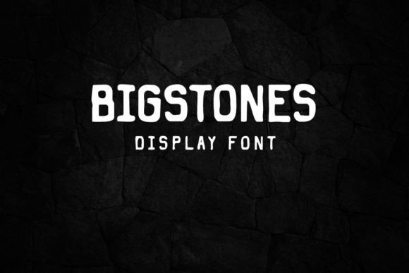 Bigstones Font - Featured Image