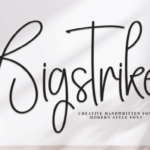 Bigstrike Font - Featured Image