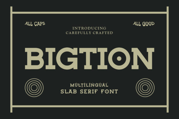 Bigtion Font - Featured Image