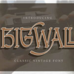 Bigwall Font - Featured Image