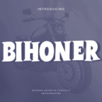 Bihoner Font - Featured Image
