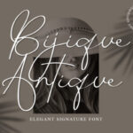 Bijique Antique Font - Featured Image