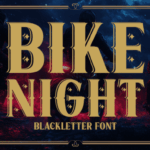 Bike Night Font - Featured Image