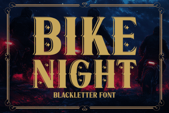 Bike Night Font - Featured Image