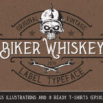 Biker Whiskey Font - Featured Image