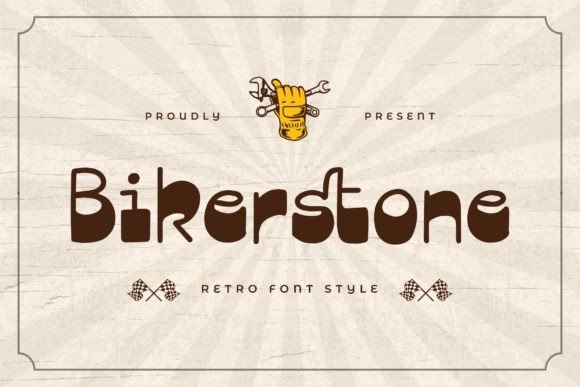 Bikerstone Font - Featured Image