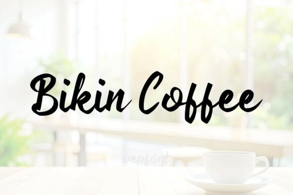 Bikin Coffee Font - Featured Image
