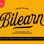Bilearn Font - Featured Image