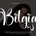 Bilgia Font - Featured Image