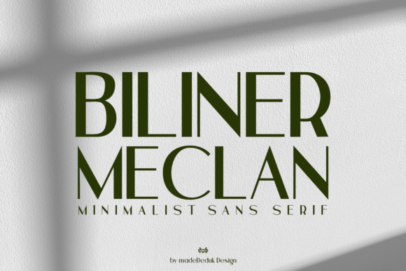 Biliner Meclan Font - Featured Image