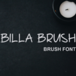 Billa Brush Font - Featured Image