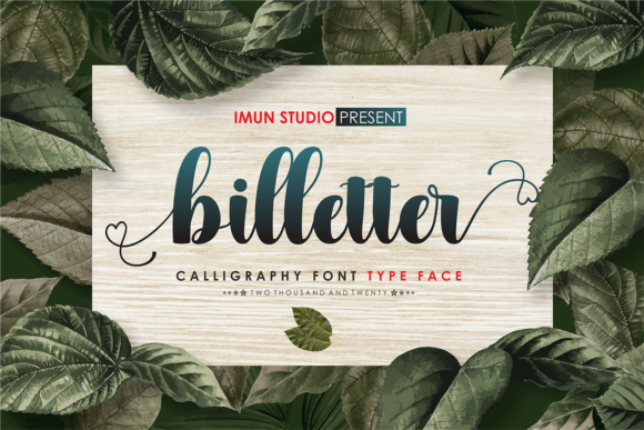 Billetter Font - Featured Image