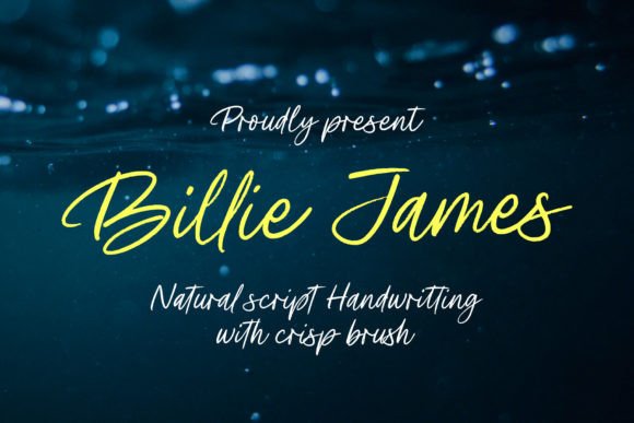 Billie James Font - Featured Image
