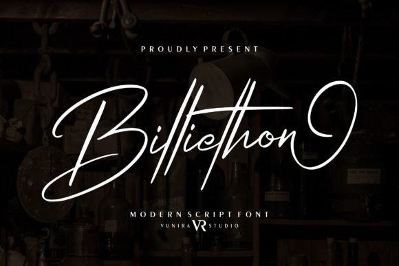 Billiethon Font - Featured Image