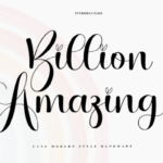 Billion Amazing Font - Featured Image