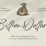 Billion Dollars Font - Featured Image