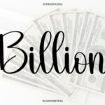 Billion Font - Featured Image