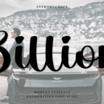 Billion Font - Featured Image