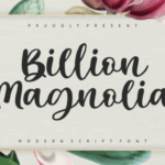 Billion Magnolia Font - Featured Image
