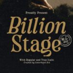 Billion Stage Font - Featured Image