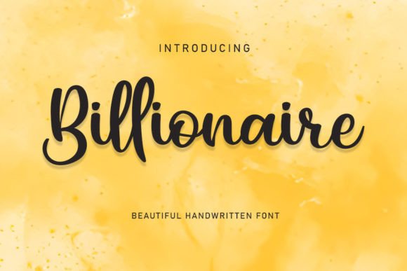 Billionaire Font - Featured Image