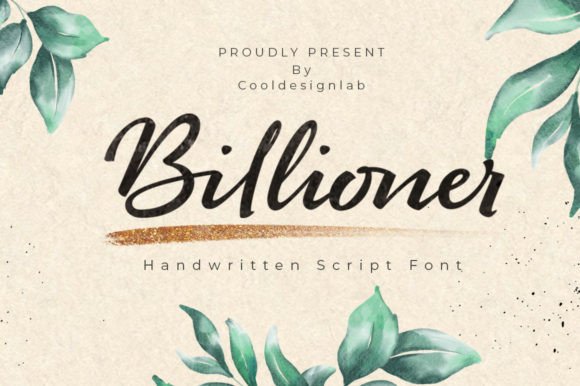 Billioner Font - Featured Image