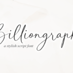 Billiongraph Font - Featured Image