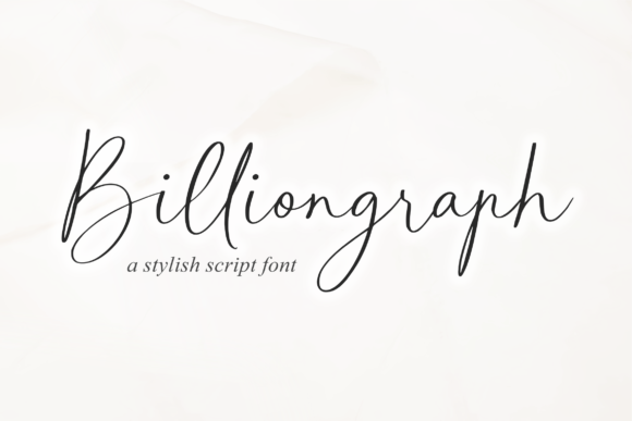 Billiongraph Font - Featured Image