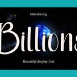 Billions Font - Featured Image
