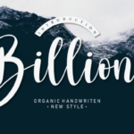 Billions Font - Featured Image