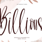 Billions Font - Featured Image