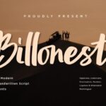 Billonest Font - Featured Image