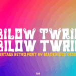 Billow Twril Font - Featured Image