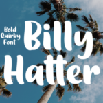 Billy Hatter Font - Featured Image