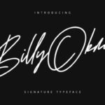 Billy Okma Font - Featured Image