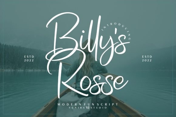 Billy's Rosse Font - Featured Image