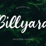 Billyard Font - Featured Image