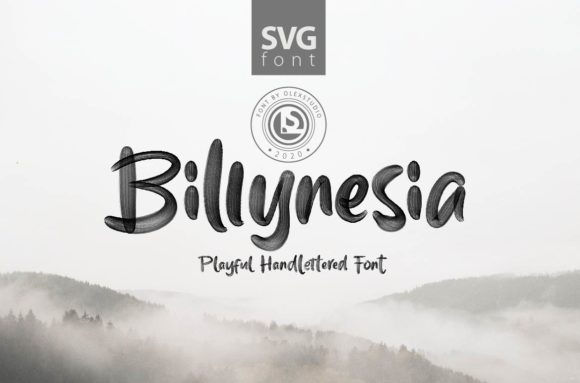 Billynesia Font - Featured Image