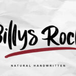 Billys Rock Font - Featured Image