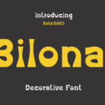 Bilonai Font - Featured Image